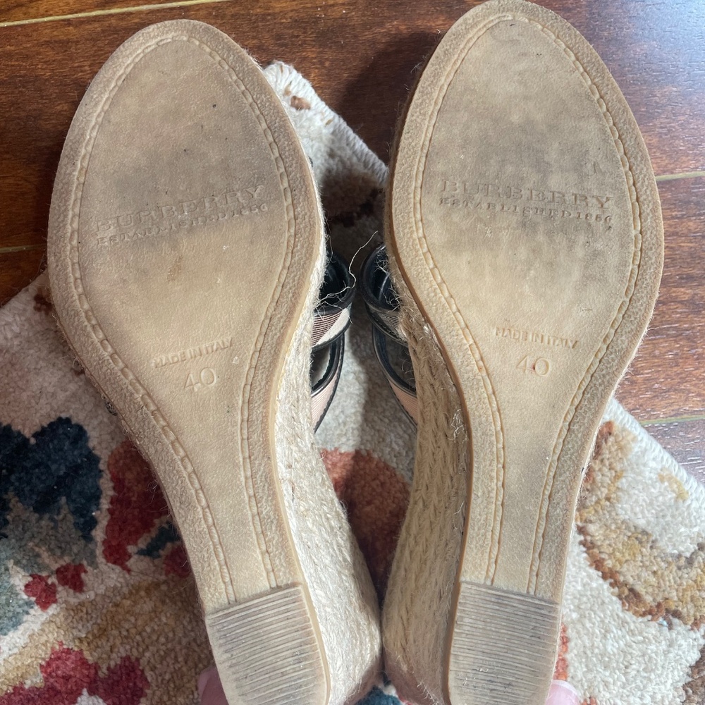 Burberry espadrille sandals - Picture 4 of 9